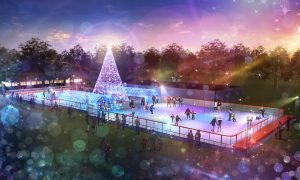 千葉・豊砂公園で「MAKUHARI TOYOSUNAアイスリンク」開催 光に彩られたアイスリンクでスケートを楽しもう