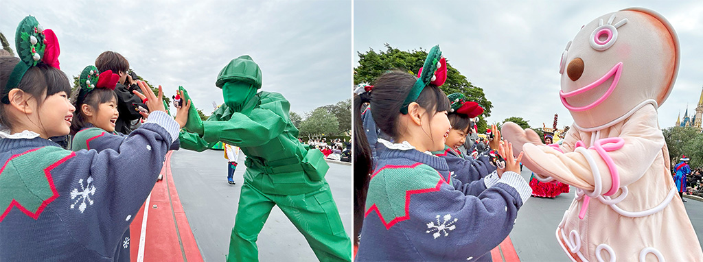 「クリスマス・ストーリーズ」のパレードの様子/東京ディズニーランド（千葉県/舞浜市）