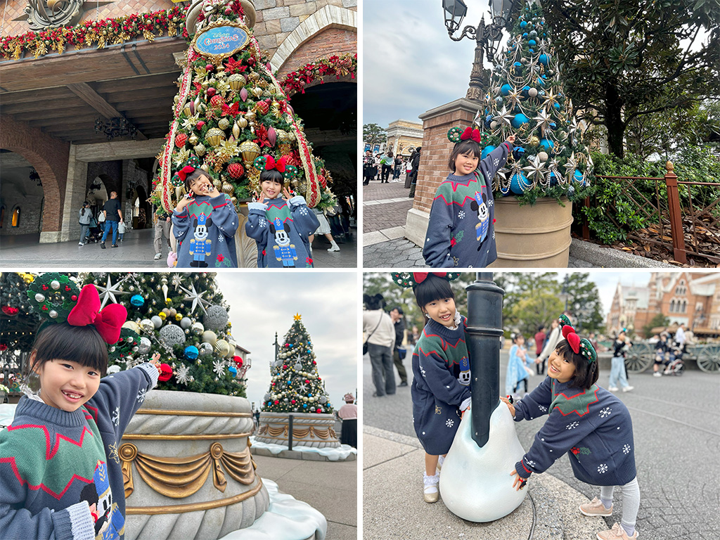 パーク内のクリスマスツリー│2024クリスマス/東京ディズニーシー(千葉県/舞浜市)