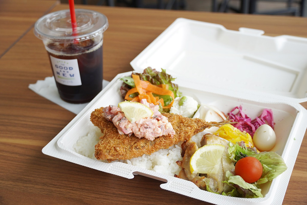 2種メインのランチボックス│ごはんとのみもの THE GOOD AND NEW/ボウケンノモリNAGAI（大阪府/大阪市）