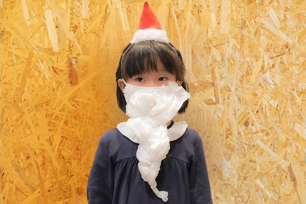 「ちぎりひげ」でサンタクロースになりきろう│クリスマスまつり/PLAY! PARK（東京都/立川市）