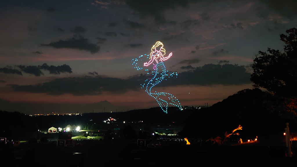 東京ドイツ村ドローンショー(千葉県/袖ケ浦市)