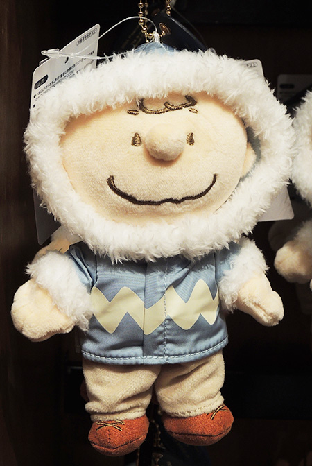 チャーリー・ブラウンのぬいぐるみキーチェーン/ユニバーサル・スタジオ・ジャパン「NO LIMIT! クリスマス」(大阪府/大阪市)