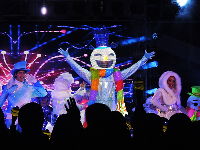 主役のエレクトリック・フロスティ/ユニバーサル・スタジオ・ジャパン「NO LIMIT! クリスマス」(大阪府/大阪市)