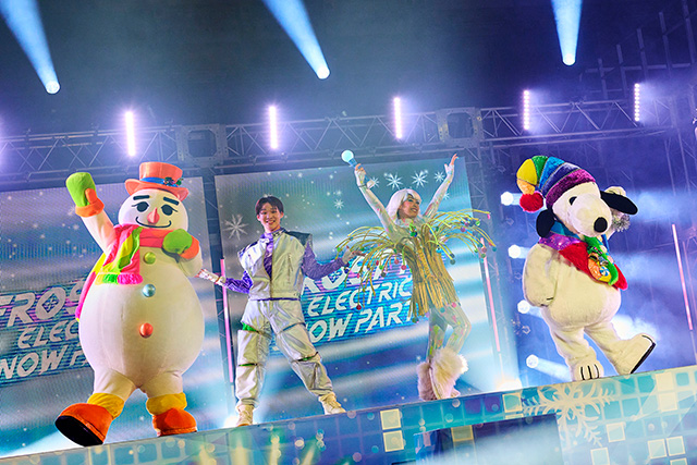 スヌーピーや雪だるま/ユニバーサル・スタジオ・ジャパン「NO LIMIT! クリスマス」(大阪府/大阪市)