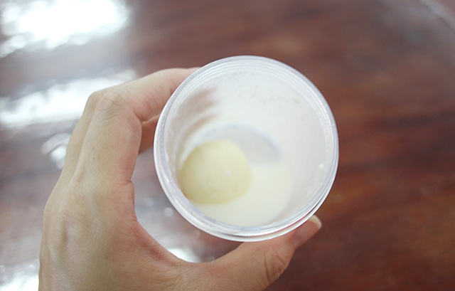 完成した手作りバター/淡路島牧場（兵庫県南/あわじ市）