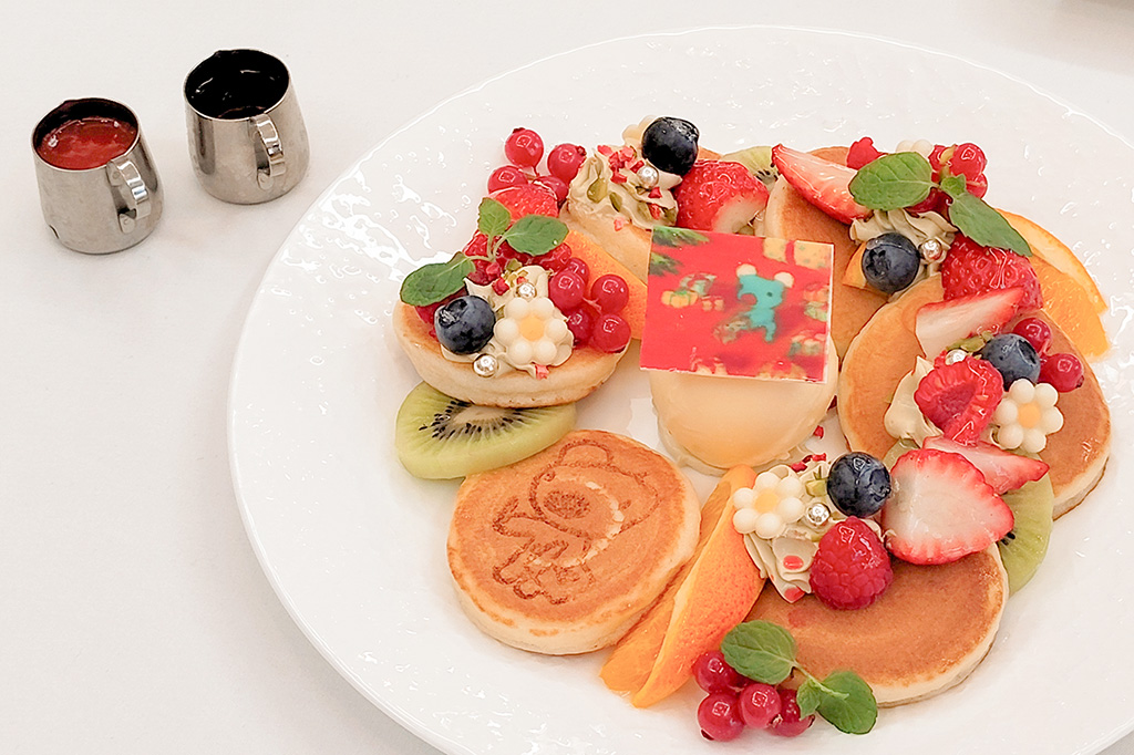 ペネロペのクリスマスリースパンケーキ/コーヒーラウンジ マウナケア（東京都/港区）