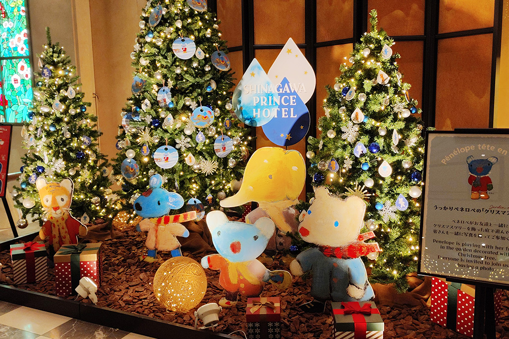 メインタワーロビーの装飾/「うっかりペネロペ」×品川プリンスホテル コラボレーションルーム（東京都/港区）