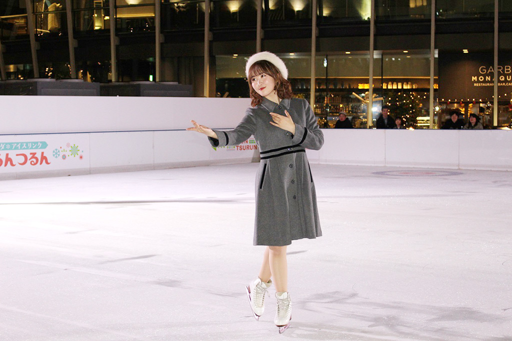 俳優でフィギュアスケーターの本田望結さん/グランフロント大阪（大阪府/大阪市）