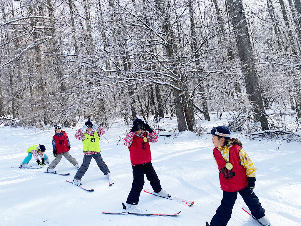 BUB RESORT Yatsugatake　あおぞらスキー体験の様子（ 山梨県/北杜市）