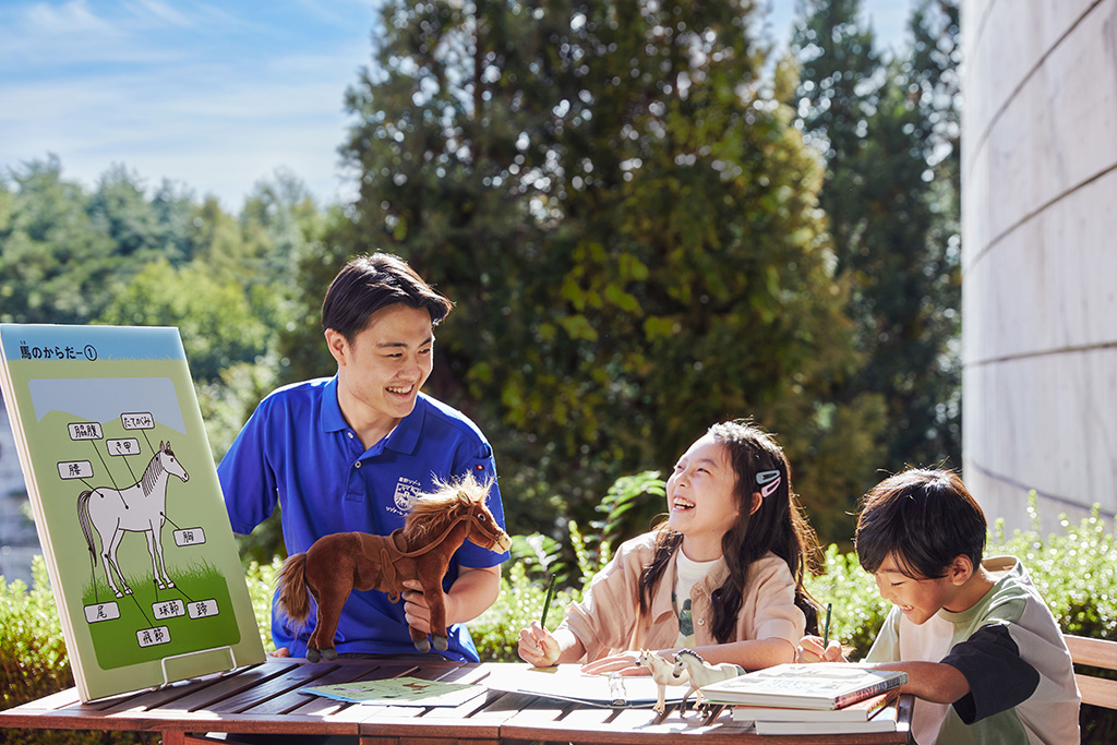 「馬の学校」の様子/リゾナーレ八ヶ岳（山梨県）