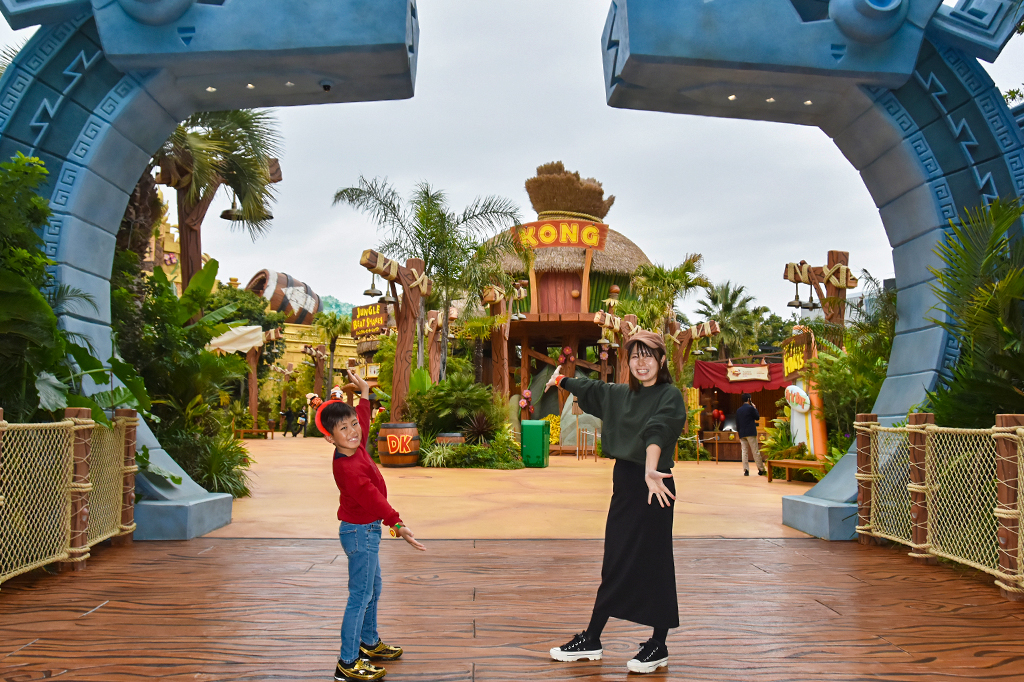 「ドンキーコング・カントリー」にはドンキーコングの世界が広がっています