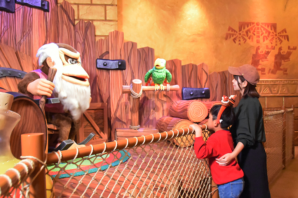 コングファミリーがお出迎え/ユニバーサル・スタジオ・ジャパン「ドンキーコング・カントリー」(大阪府/大阪市)