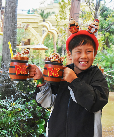 DK クラッシュサンデー ~トロピカルバナナ・フレーバー~/ユニバーサル・スタジオ・ジャパン「ドンキーコング・カントリー」(大阪府/大阪市)