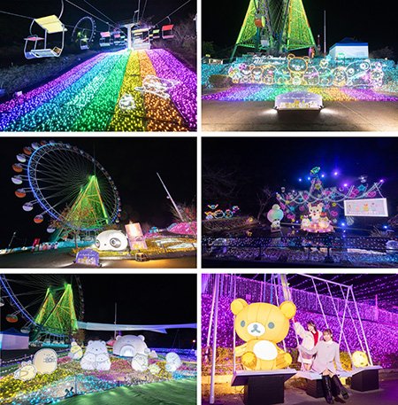 「サンエックスキャラクターズイルミネーション」│さがみ湖イルミリオン/さがみ湖MORI MORI（神奈川県/相模原市）