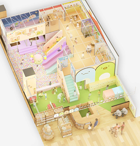 全身で遊べる「パークエリア」/すみっコぐらしあそびスタジオ（北海道・大阪府・愛知県）