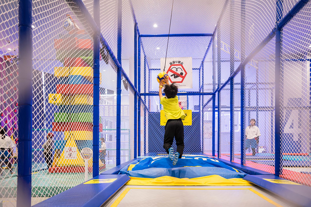 トランポリンエリア「ボールハイジャンプ」/トンデミ枚方(大阪府/枚方市)