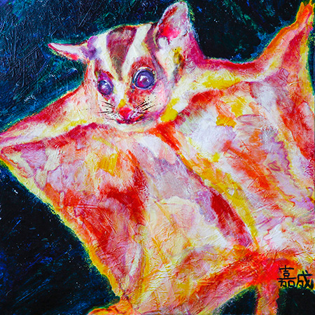 石丸氏の描くモモンガ/フェリシモ チョコレート ミュージアム（兵庫県/神戸市）