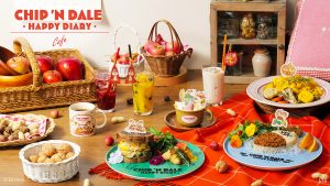 東京・新宿OH MY CAFEに「チップとデール」スペシャルカフェがオープン!子ども大喜びのヘルシー&可愛いメニューがいっぱい!