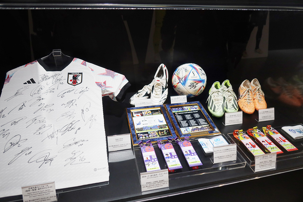 「ROAD TO 2050」コーナー/JFA サッカー文化創造拠点「blue-ing!」（東京都/文京区）