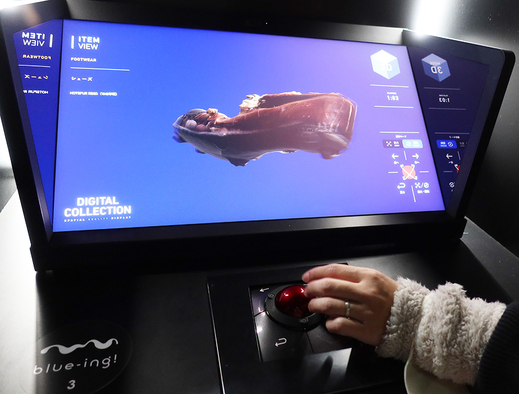 3D技術を活用したデジタルアーカイブの展示/JFA サッカー文化創造拠点「blue-ing!」（東京都/文京区）