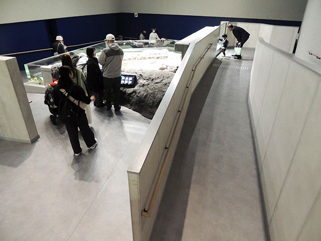 「アクアライブ」内のスロープ/神戸須磨シーワールド（兵庫県/神戸市）