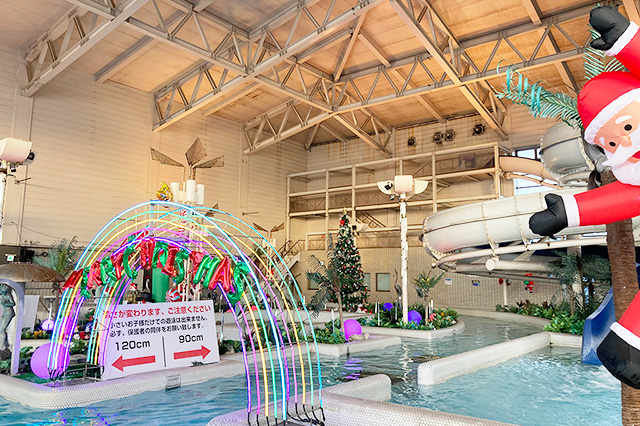 室内プール「アトラクションスパ」/ホテル三日月 龍宮亭(千葉県/木更津市)