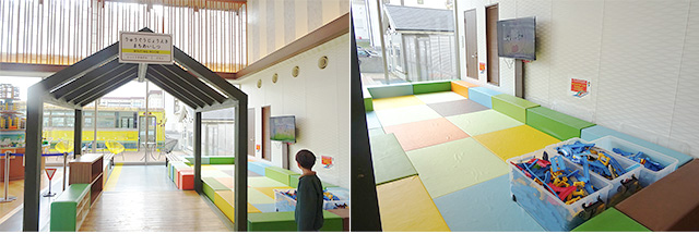 プラレールで遊べるキッズスペース/ホテル三日月 龍宮亭(千葉県/木更津市)