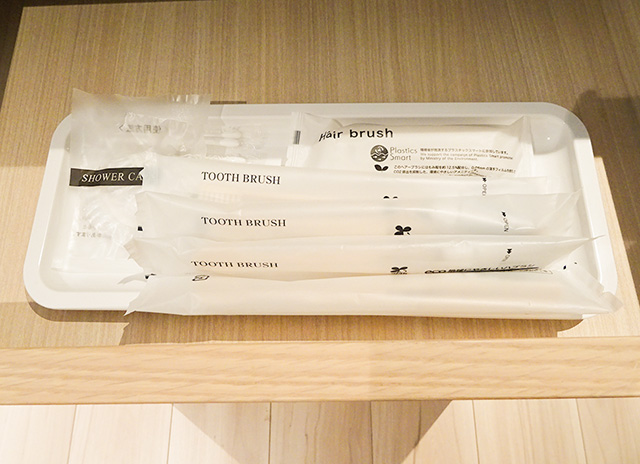 客室にあるアメニティ/ホテル三日月 龍宮亭(千葉県/木更津市)