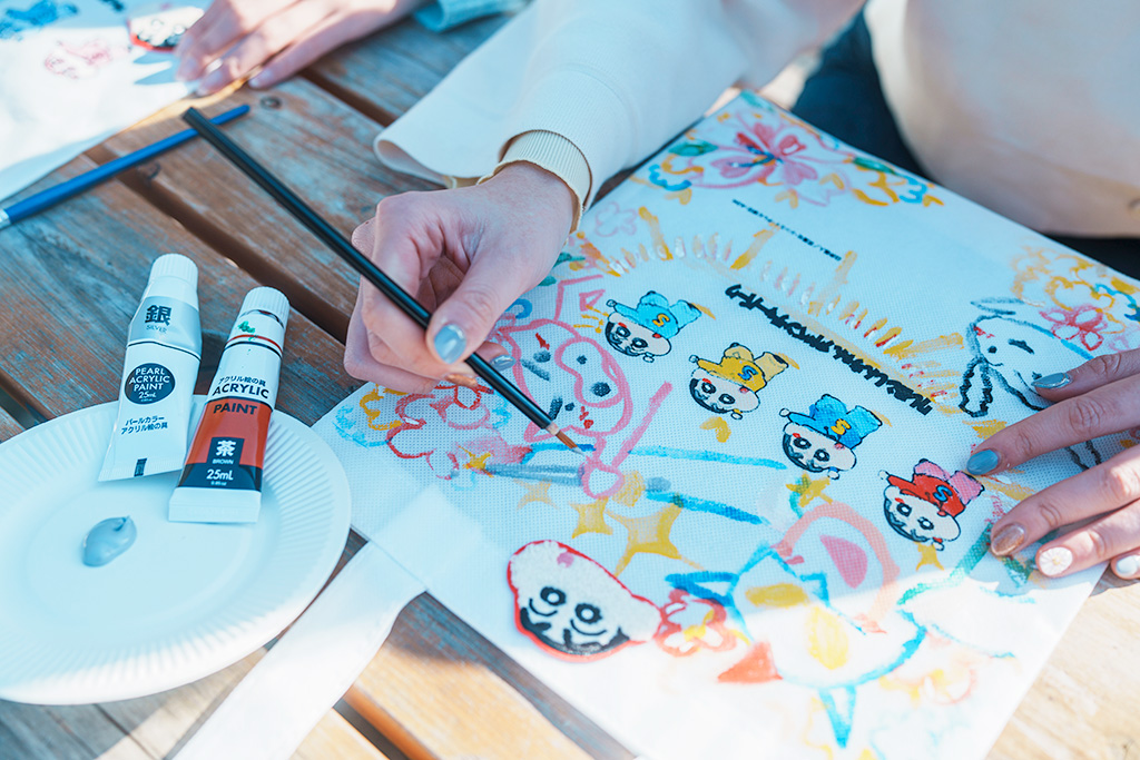 手作りトートバッグ体験「クレヨン キャンバス クロニクル」/ニジゲンノモリ（兵庫県/淡路市）