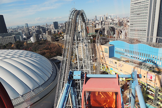 観覧車「ビッグ・オー」からの眺め/東京ドームシティ（東京都/文京区）