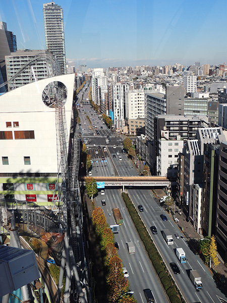 観覧車「ビッグ・オー」からの眺め/東京ドームシティ（東京都/文京区）