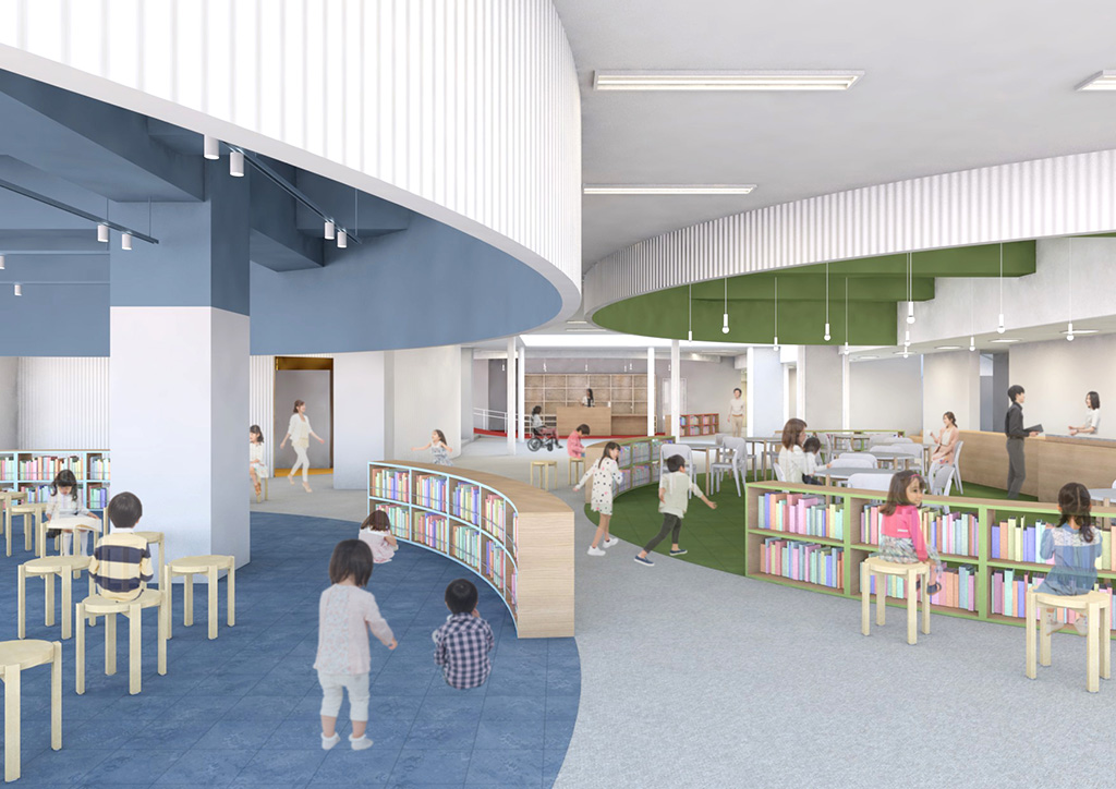 館内1階のライブラリーカフェ（イメージ）/奈良おもちゃ美術館（奈良県/三郷町）