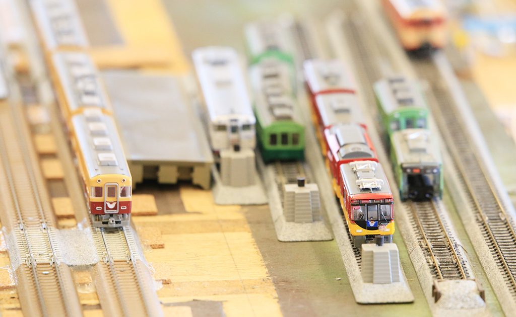 京都・淀川河川公園さくらであい館で「Nゲージ鉄道模型公開運転会
