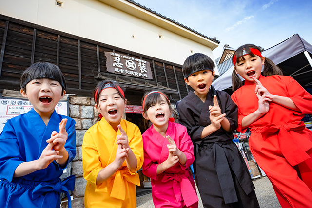 忍者スーツでかわいい忍者に変身/東映太秦映画村（京都府/京都市）