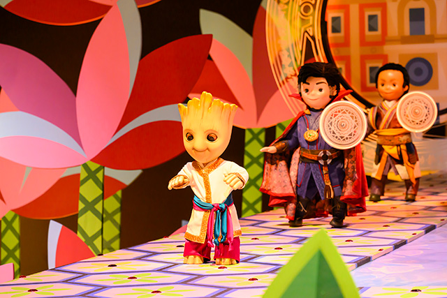 イッツ・ア・スモールワールドwithグルートのマーベル・スタジオのキャラクター/東京ディズニーランド(千葉県/浦安市)