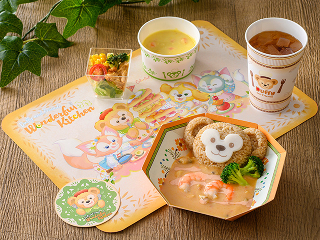 ダッフィーのスペシャルセット(シーフード)/東京ディズニーシー(千葉県/浦安市)