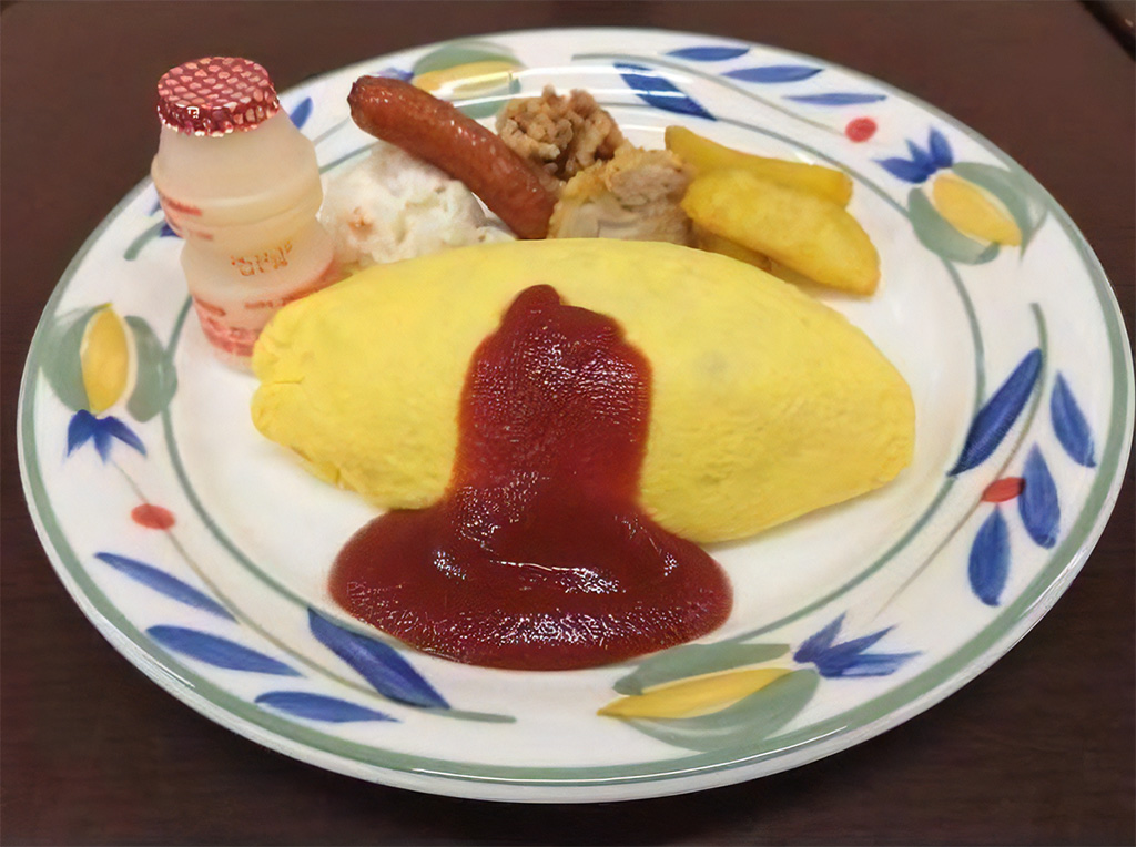 オムライスの店 北極星「お子様オムライスセット」/天保山マーケットプレース(大阪府/大阪市)