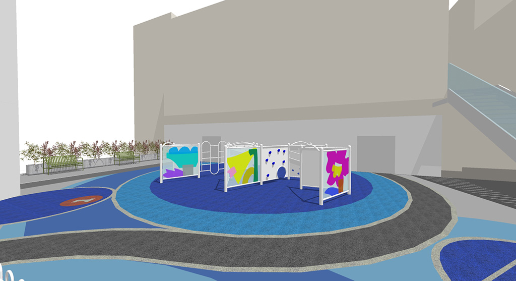 遊びごたえのあるパネルアスレチック(イメージ)/松坂屋名古屋店 屋上遊園(愛知県/名古屋市)