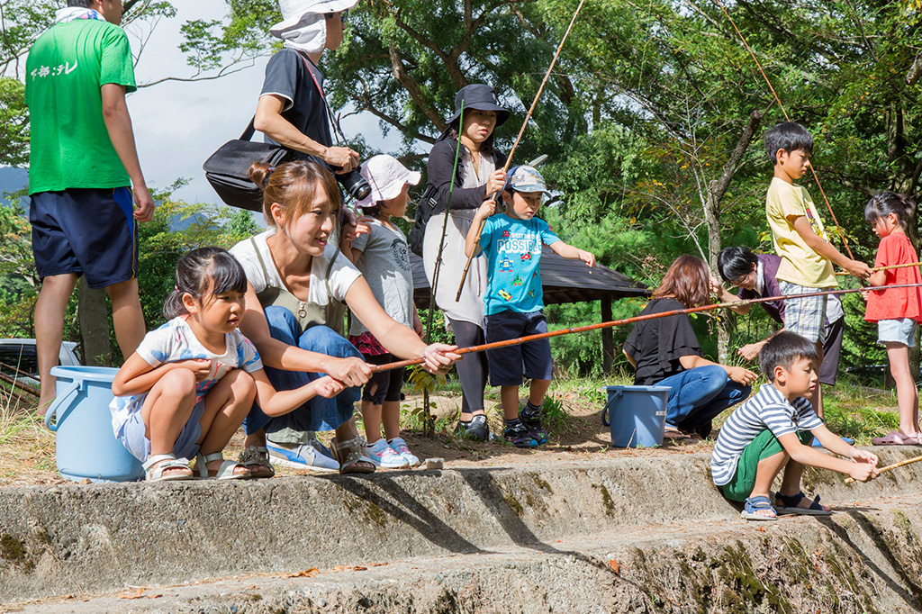 釣り体験/下部ホテル（山梨県／身延町）