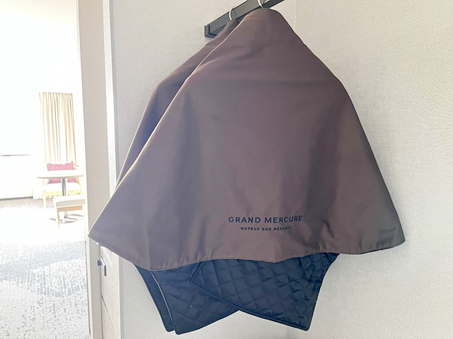 浴衣の上から羽織れる館内用上着/グランドメルキュール八ヶ岳リゾート&スパ(山梨県/北杜市)