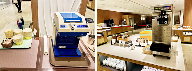 自分でつくるかき氷やソフトクリームマシン/グランドメルキュール八ヶ岳リゾート&スパ(山梨県/北杜市)