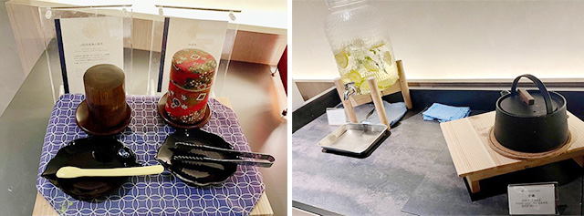 ビネガードリンクやお茶などのフリードリンク/グランドメルキュール八ヶ岳リゾート&スパ(山梨県/北杜市)