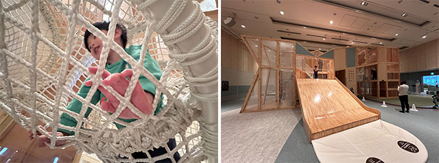 全天候型アクティビティ施設「杜の8」の「インドアプレイグラウンド」/グランドメルキュール八ヶ岳リゾート&スパ(山梨県/北杜市)
