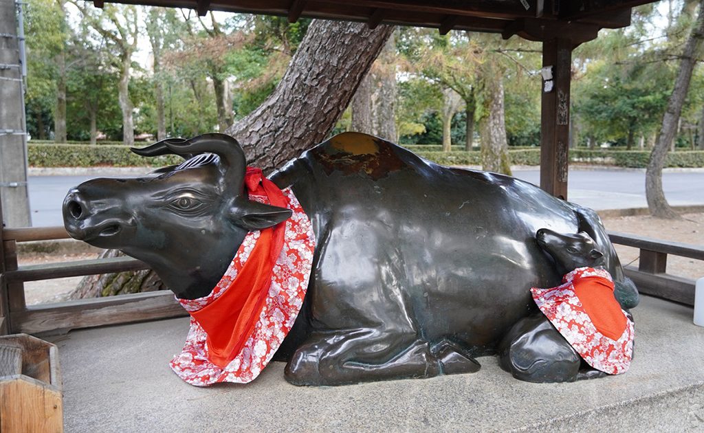 取材レポ】北野天満宮で子どもの学業成就や合格祈願を！撫牛の由来や