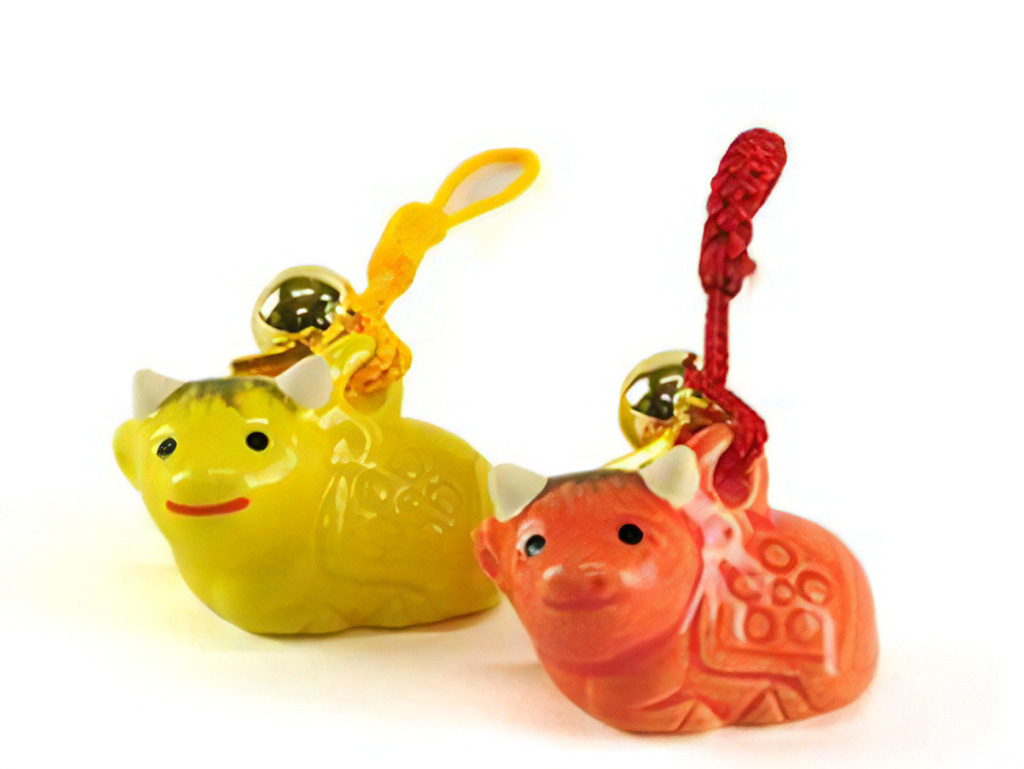 牛の根付「お牛さま」/北野天満宮（京都府/京都市）