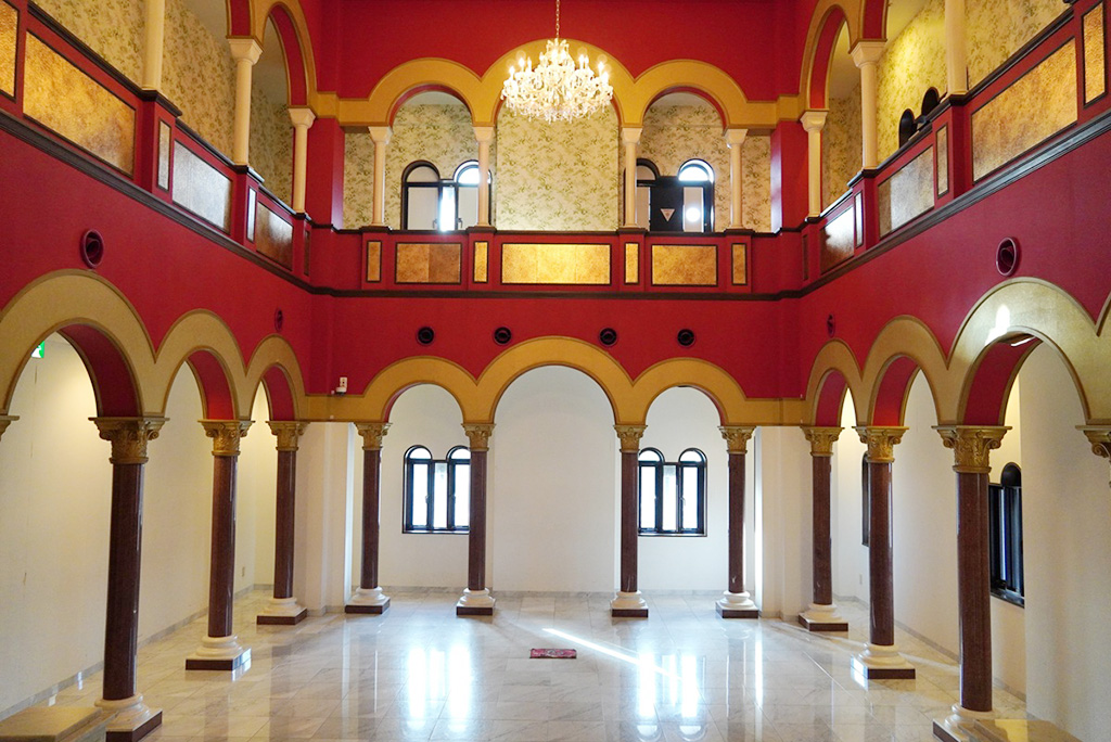 城エリア:白亜城ホールの全景/太陽公園(兵庫県/姫路市)