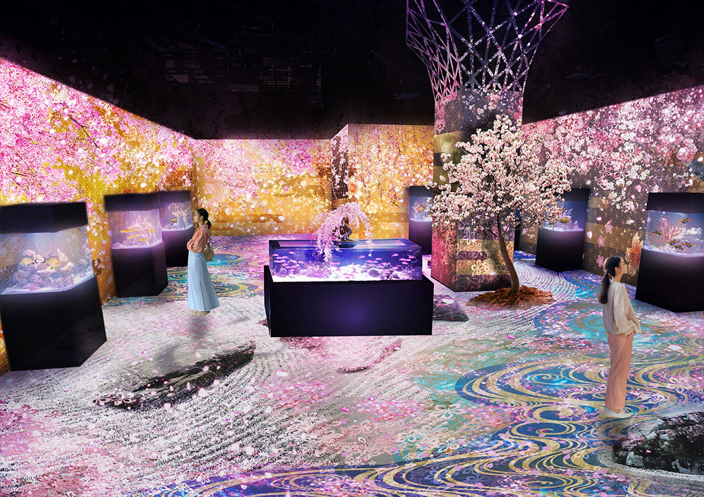 「舞桜の庭」/NAKED SAKURA AQUARIUM(東京都/港区)