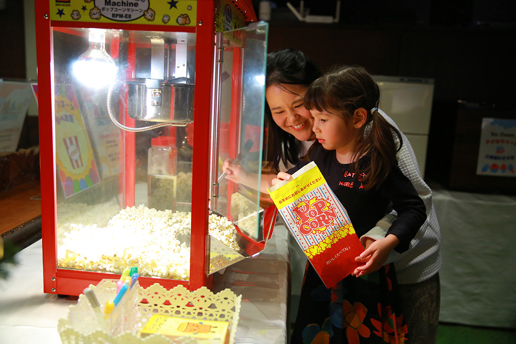 機械から取り出せるポップコーン/べるべるパーク(大阪府/大阪市)