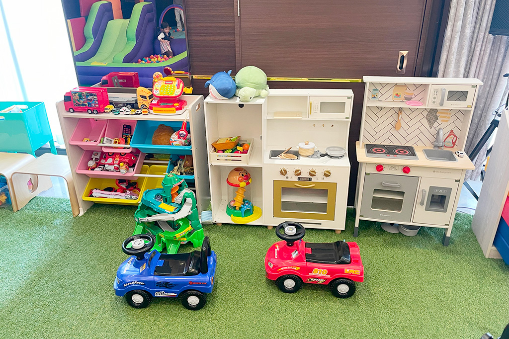 おもちゃのキッチンセットやトミカ/べるべるパーク(大阪府/大阪市)